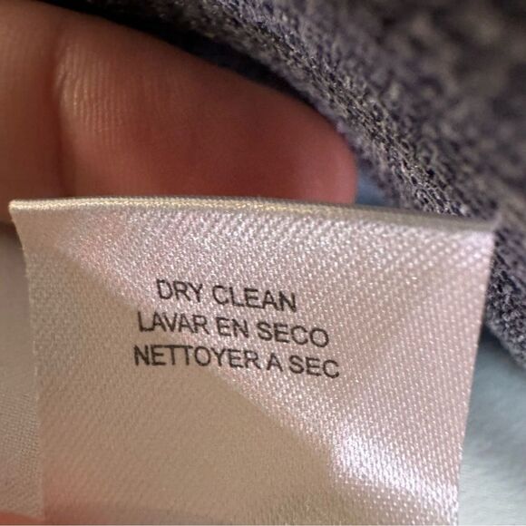 Tahari ASL Women's Petite Plaid Zip-Detail Blazer (6P, Blue/White) - Picture 5 of 9